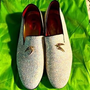 WHITE GLITTER SIZE 9